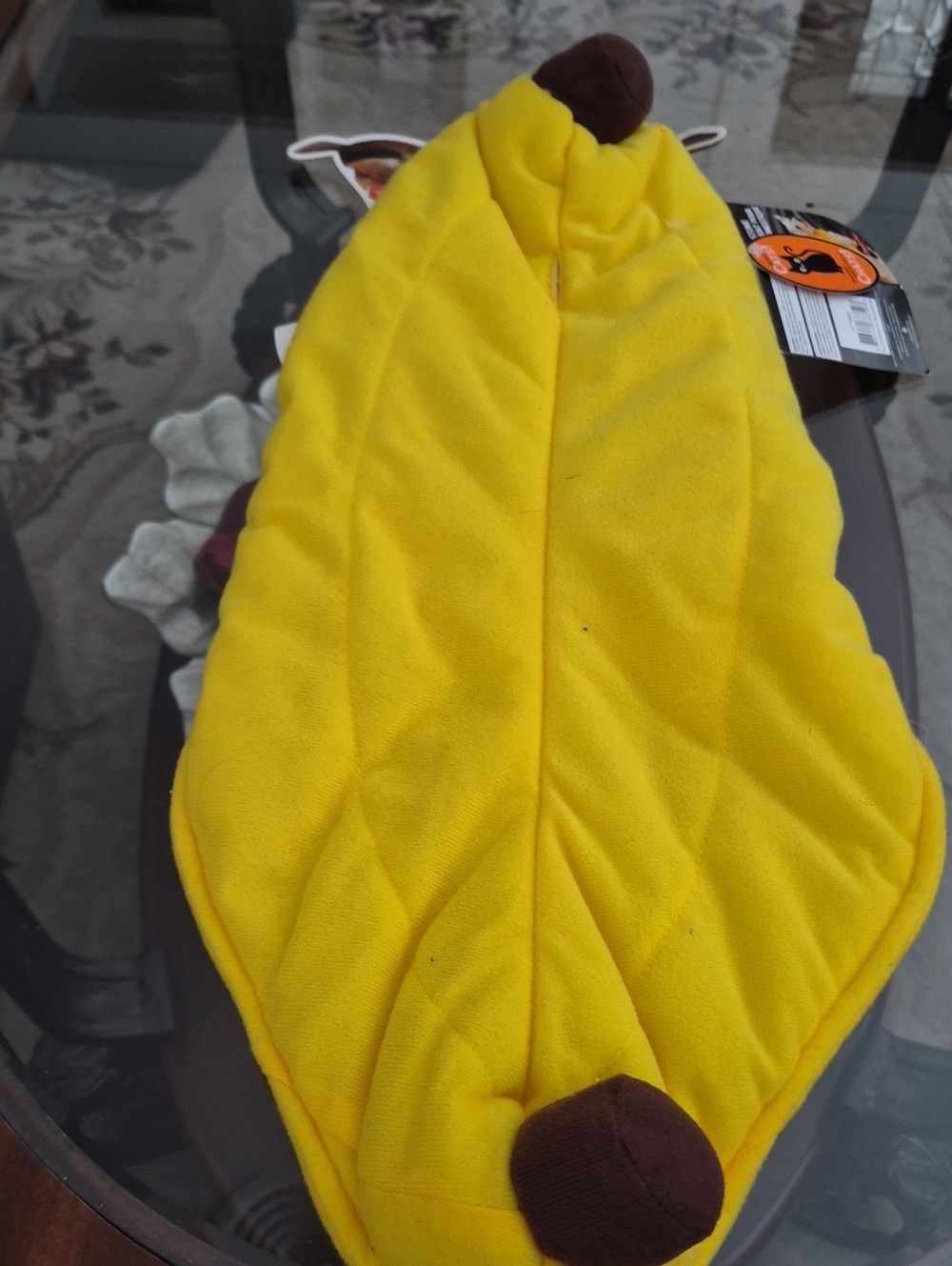 Yellow Banana Costume Hooded Accessory